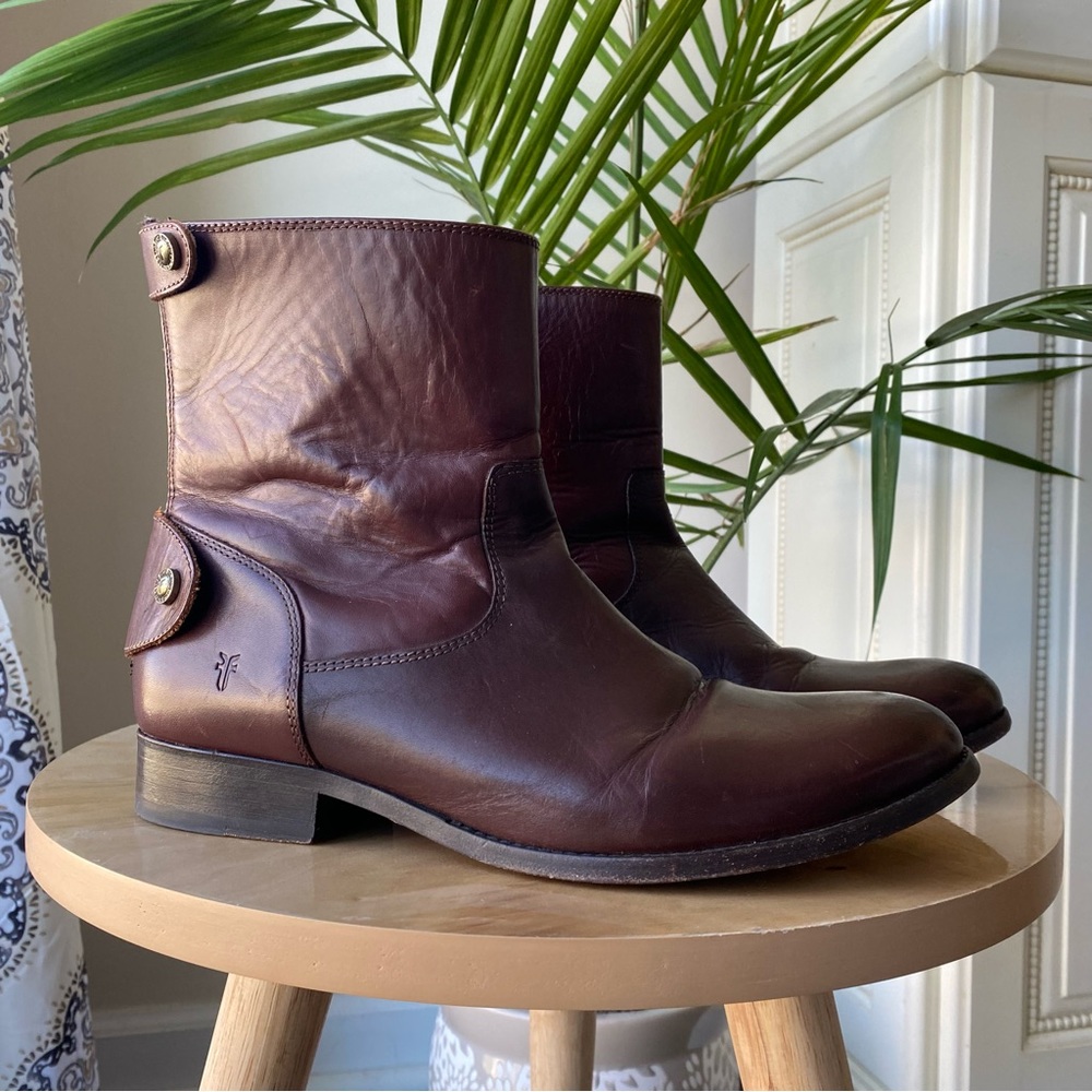 Frye Women's Ankle Boots in Dark Brown